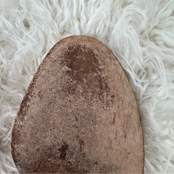 Vintage Christian Dior Tan and Pink Heels with Ribbon Bow - Picture 5 of 14